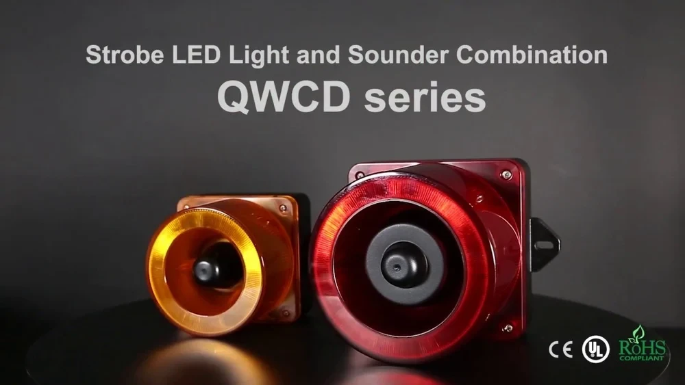 Combined LED Warning Light and Electric Horn Max.115dB